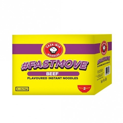 CASA MIA NOODLES 8X5X70G BEEF